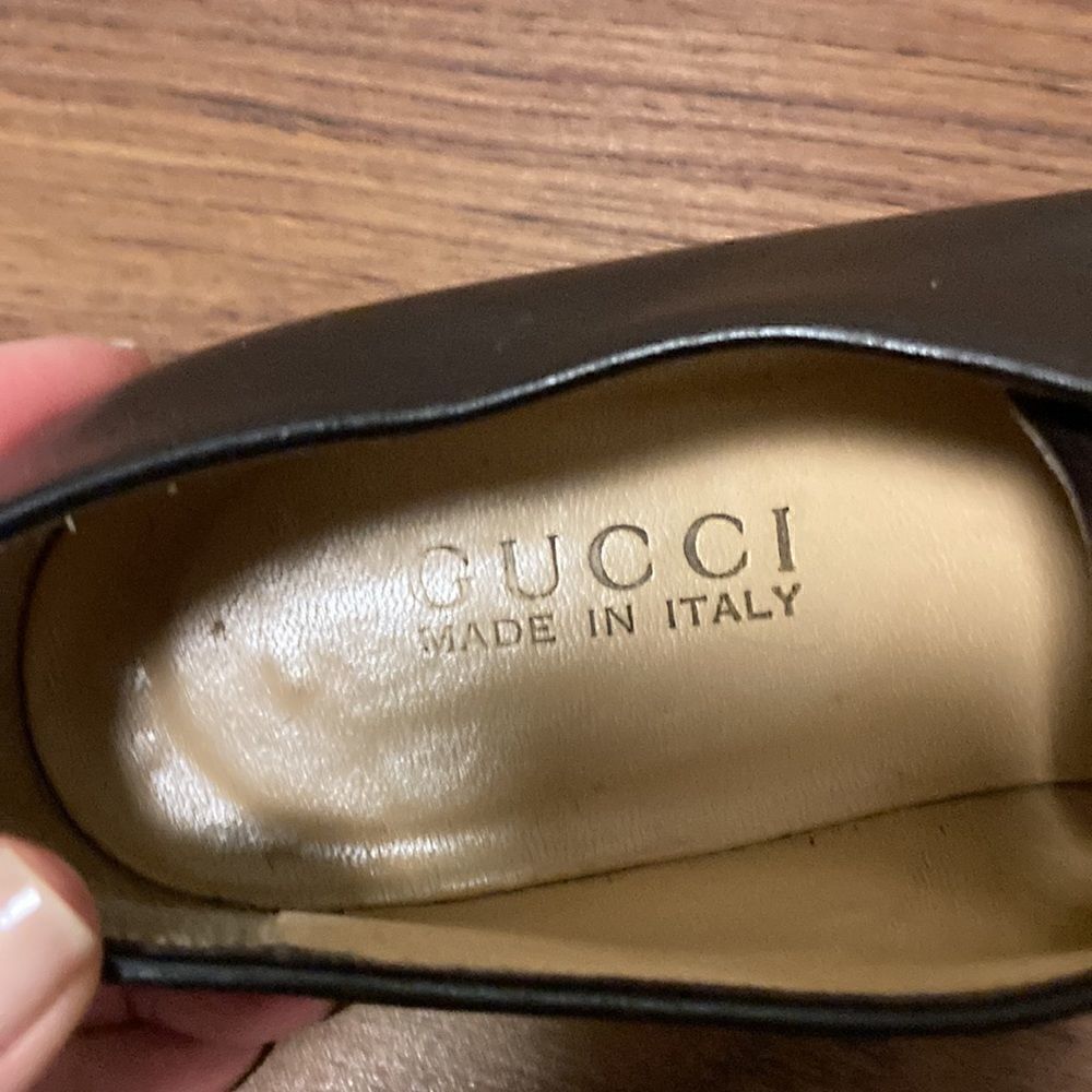 Gucci Authentic Women’s Lace Up Leather & Suede Brown Shoes. Size 7AA. - Picture 5 of 6